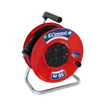 Kabl sa motalicom na metalnom bubnju 280mm monofazni 50m Commel C0927 Kabl sa motalicom na metalnom bubnju 280mm monofazni 50m Commel C0927